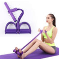 resistance band with pedal